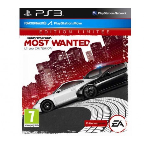 Need for Speed Most wanted Edition Limitée jeu ps3