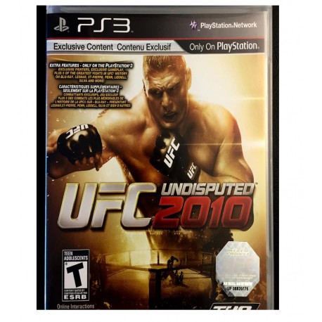 UFC 2010 Undisputed jeu pour ps3