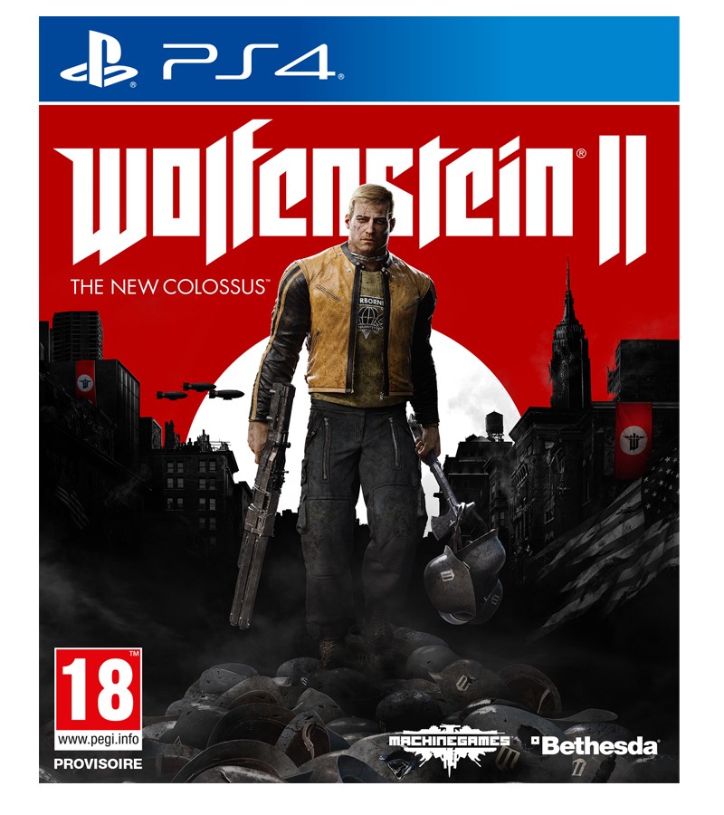 Wolfenstein ps4. Wolfenstein II: the New Colossus обложка.