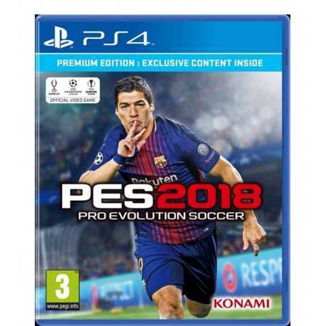 Pro Evolution Soccer 2018 jeux ps4