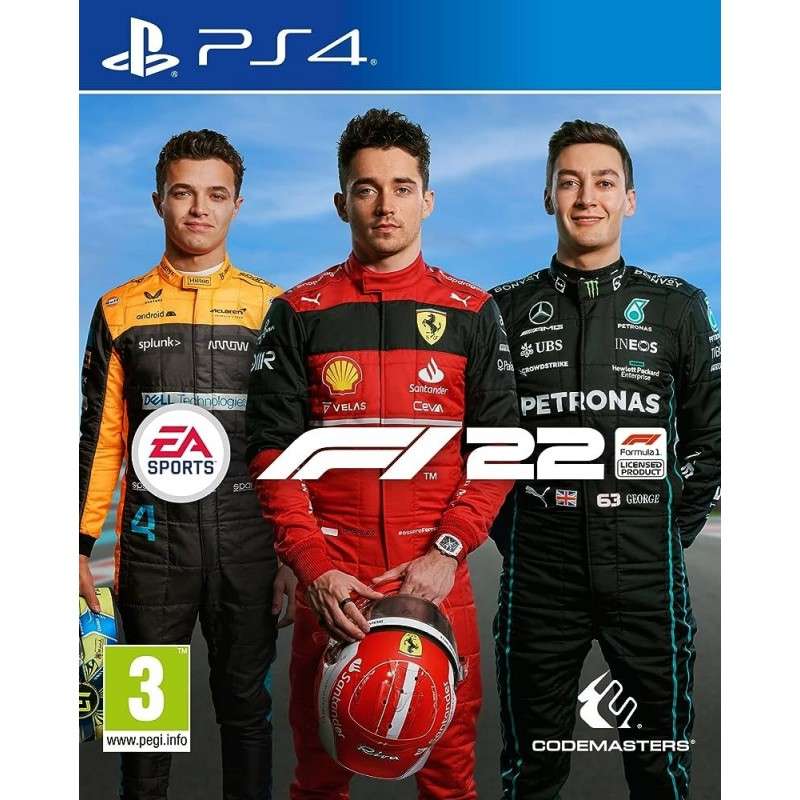 F1 2022 jeux ps4